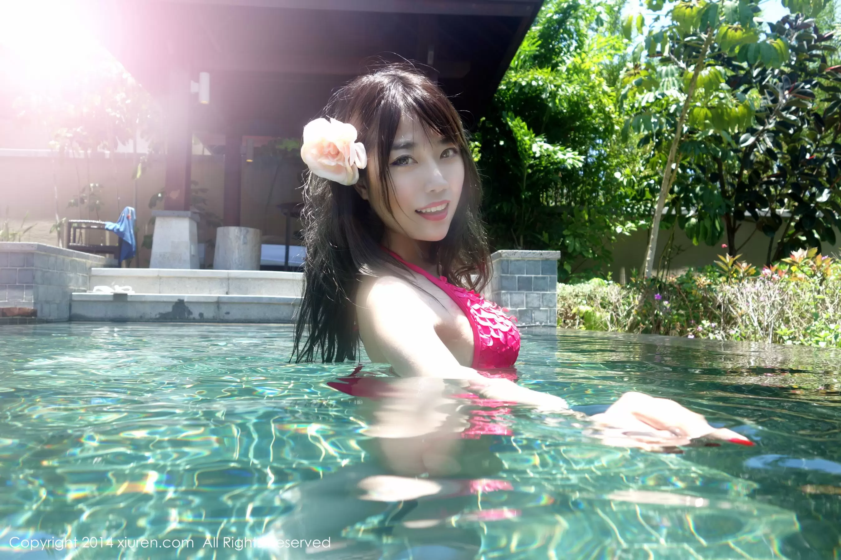 许诺Sabrina《海边小清新系列》  No.167 时尚美女写真壁纸图片照片-丽图阁