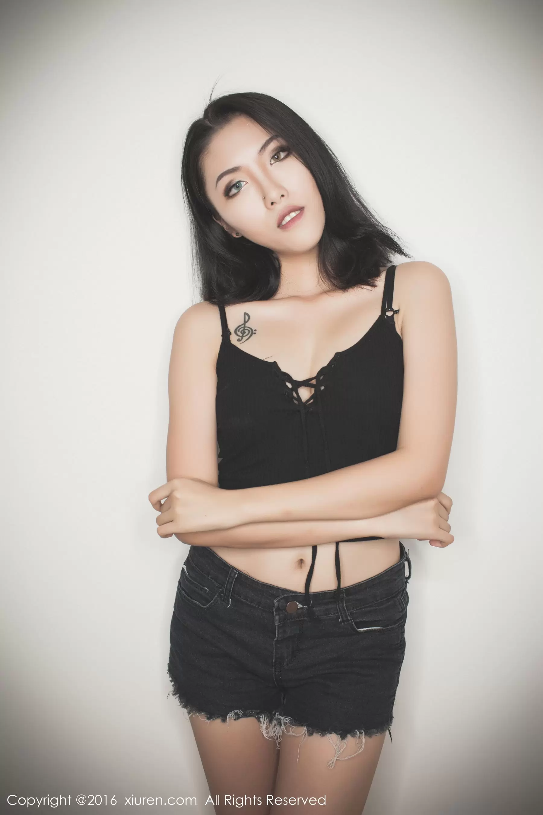 BOBO_xk(黎蒨垚)《热裤+内衣系列》  No.617 长裙比基尼风美女写真-丽图阁