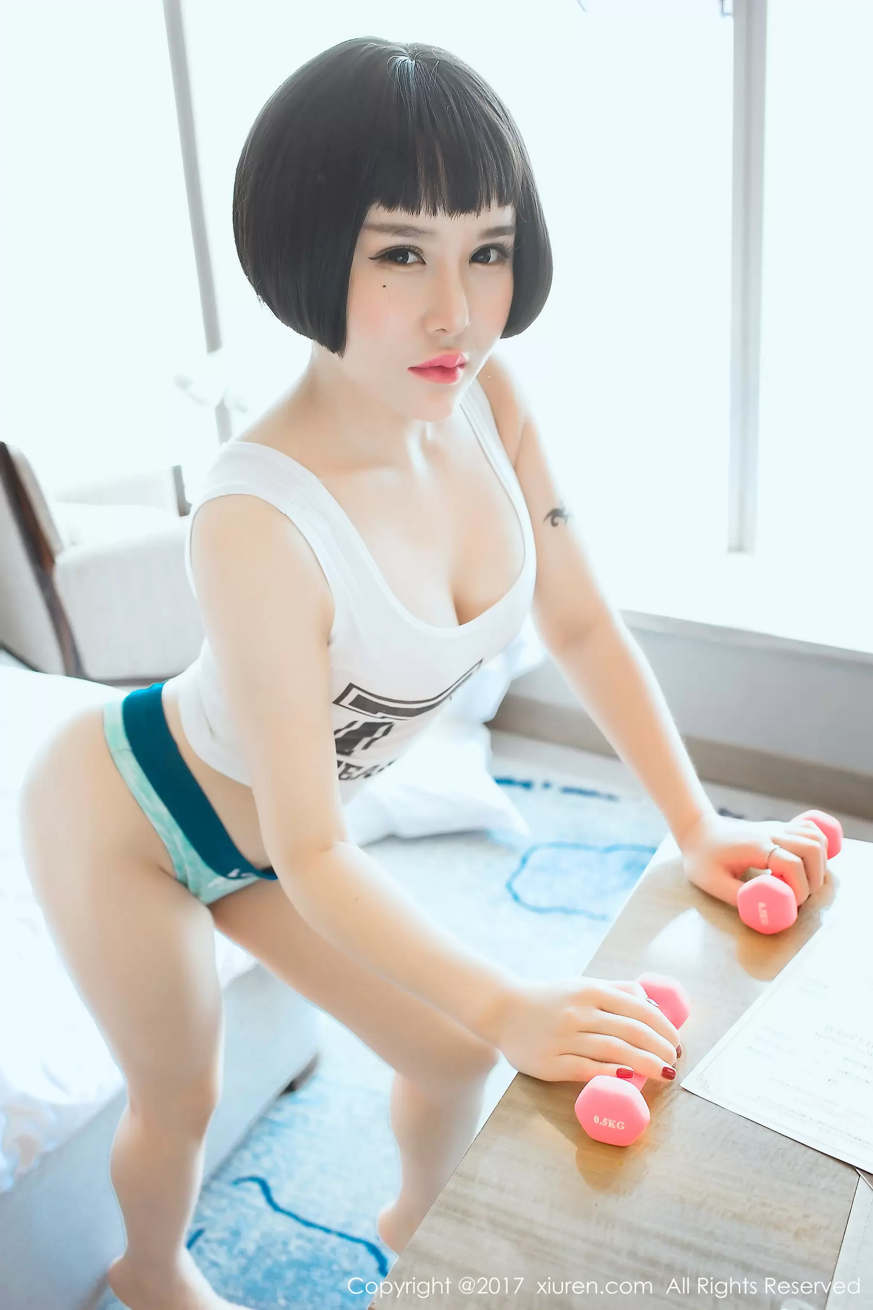 浑圆粉嫩新晋妹子@佑熙  No.794 甜美女孩的时尚秘籍-丽图阁
