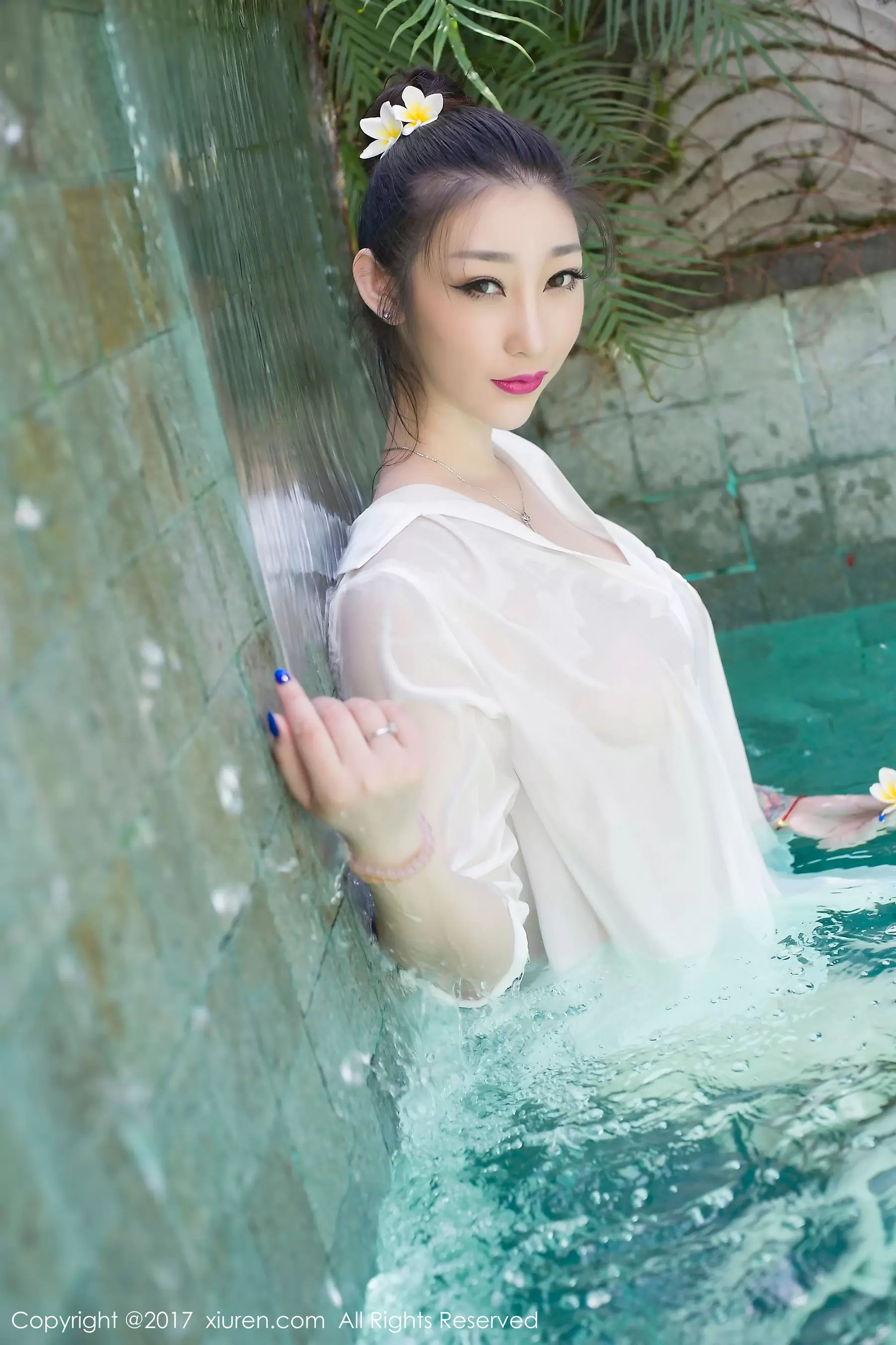 妲己_Toxic《衬衫湿身+泡泡浴》  No.781 超高清美女写真组图-丽图阁