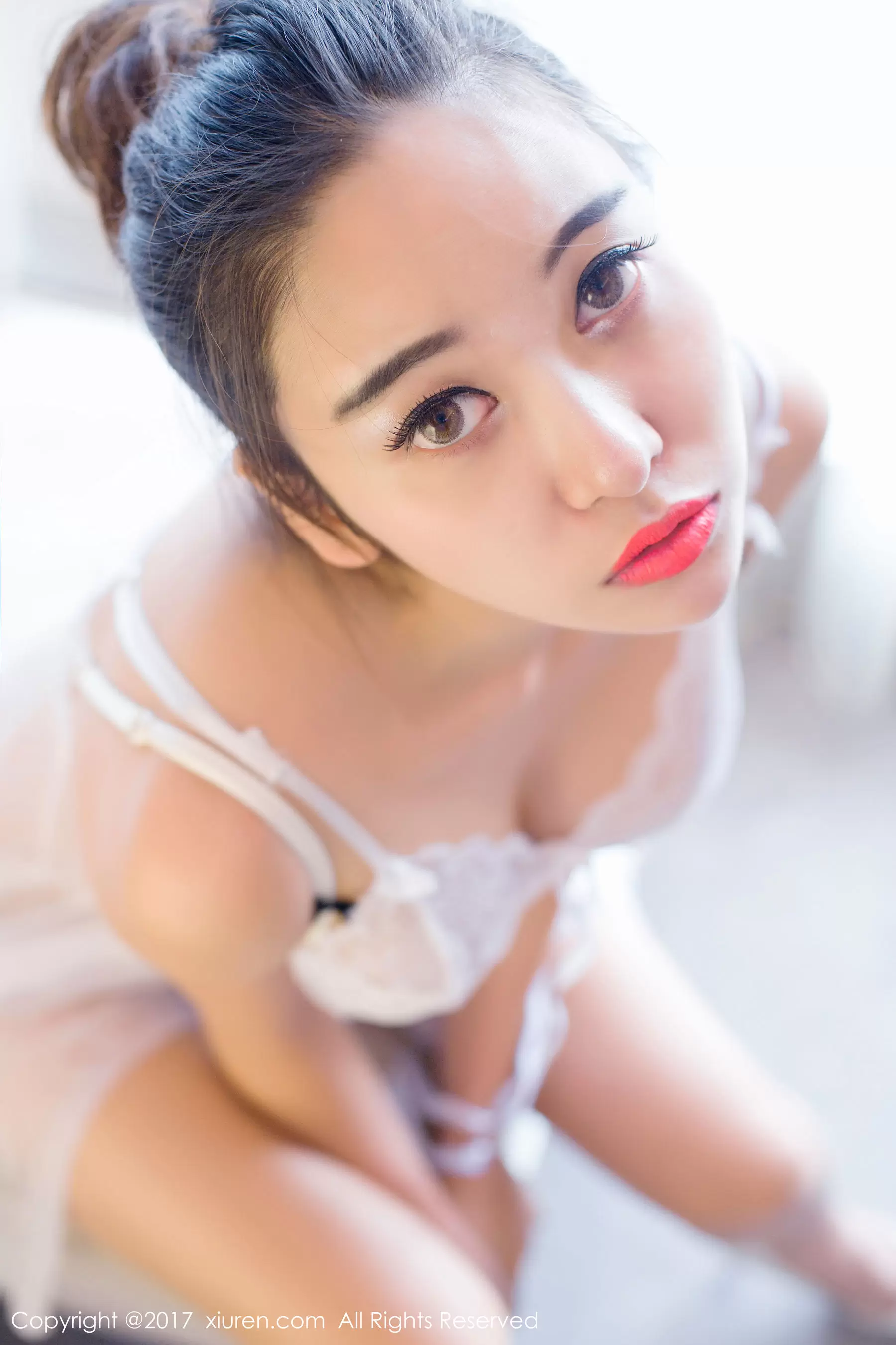 李梓熙《蕾丝睡衣+露半球死库水》  NO.849 时尚美女写真壁纸图片照片-丽图阁