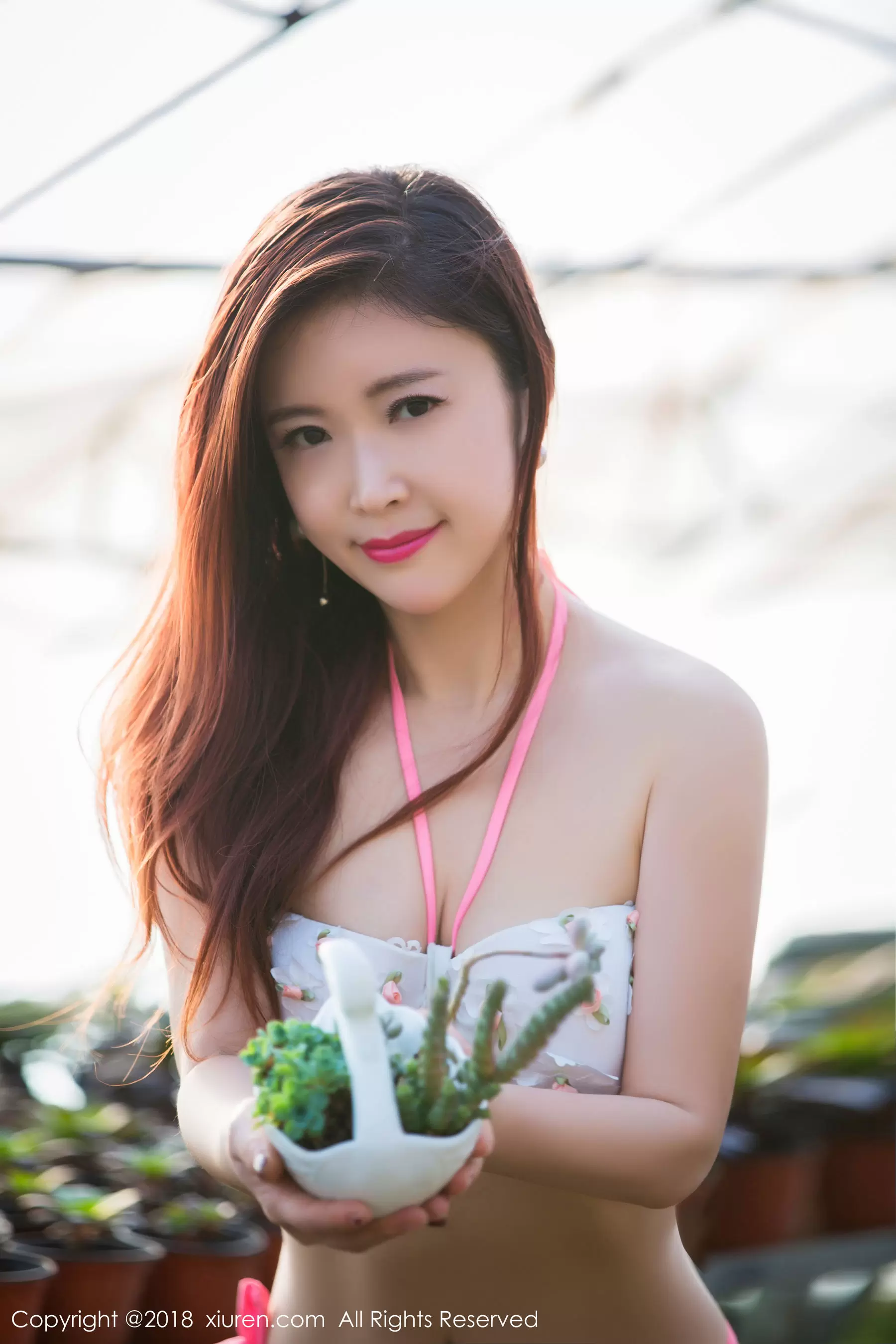 西希白兔《花房》  No.924 美女写真素材-丽图阁