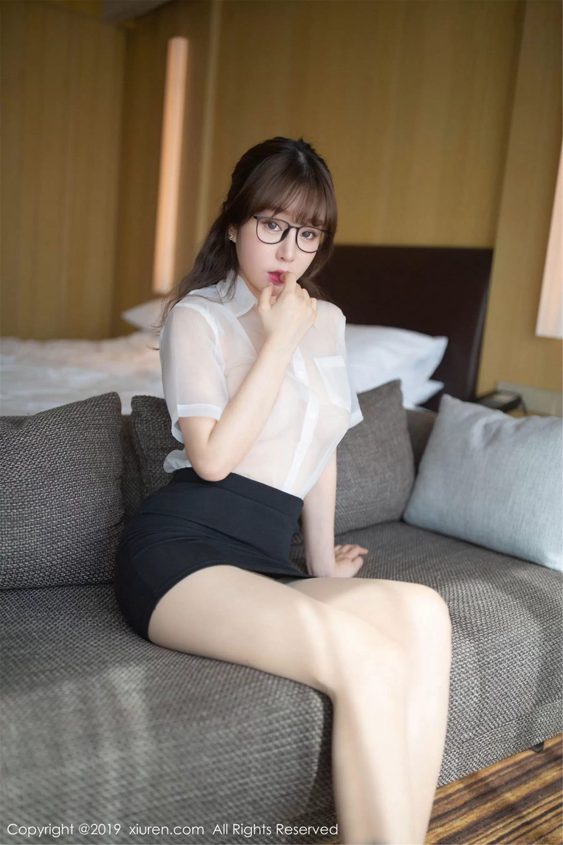 No.1498 王雨纯 气质美女妩媚写真-丽图阁