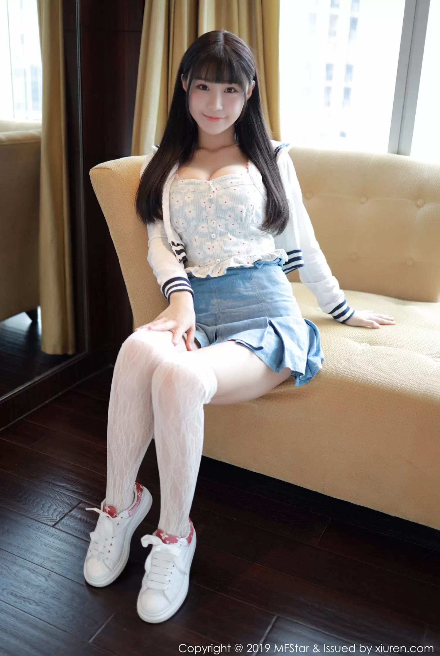VOL.233 Flower朱可儿 清秀自然美女头像图片-丽图阁