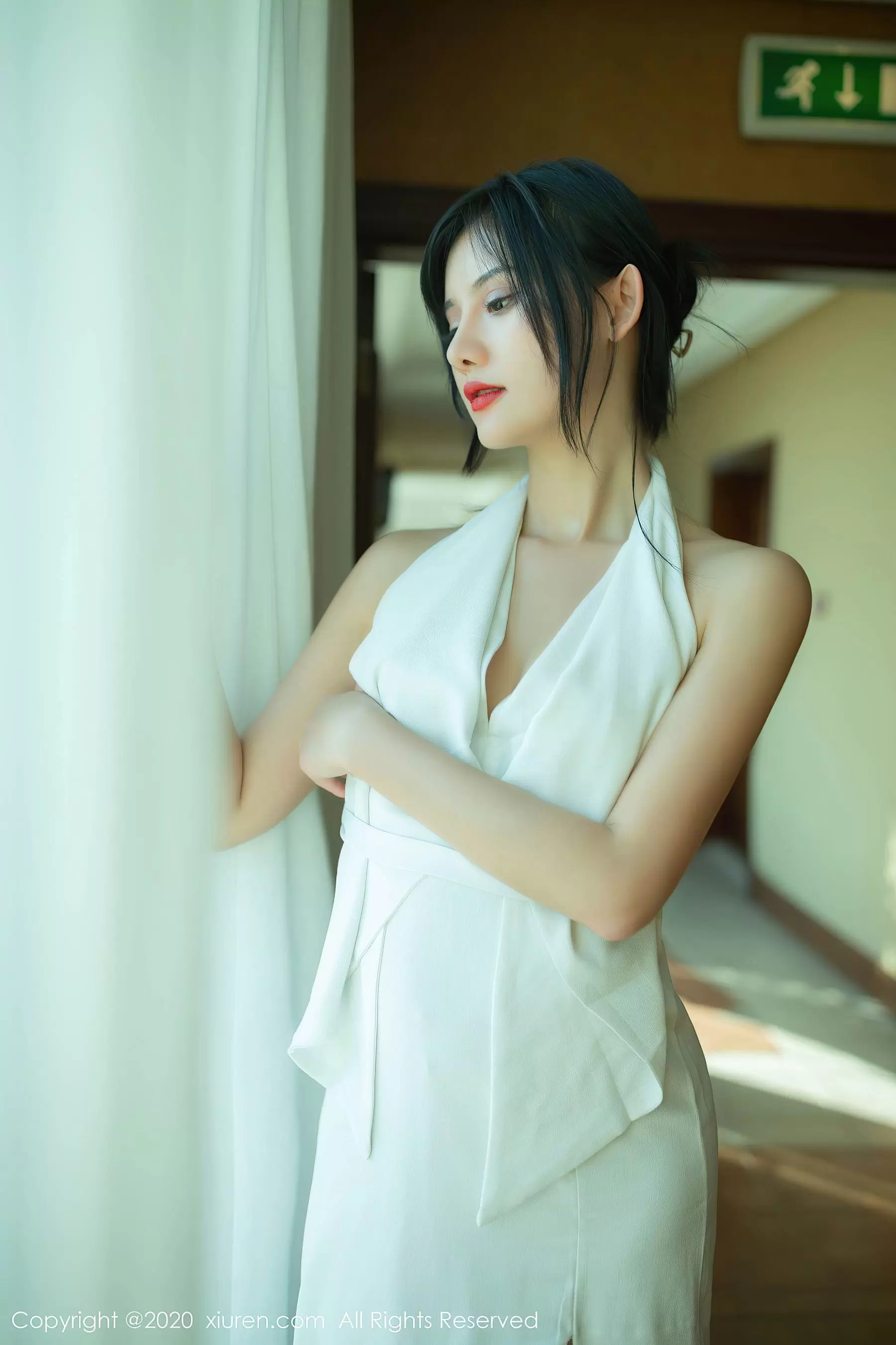 No.2389 就是阿朱啊 制服丝袜美女套图-丽图阁