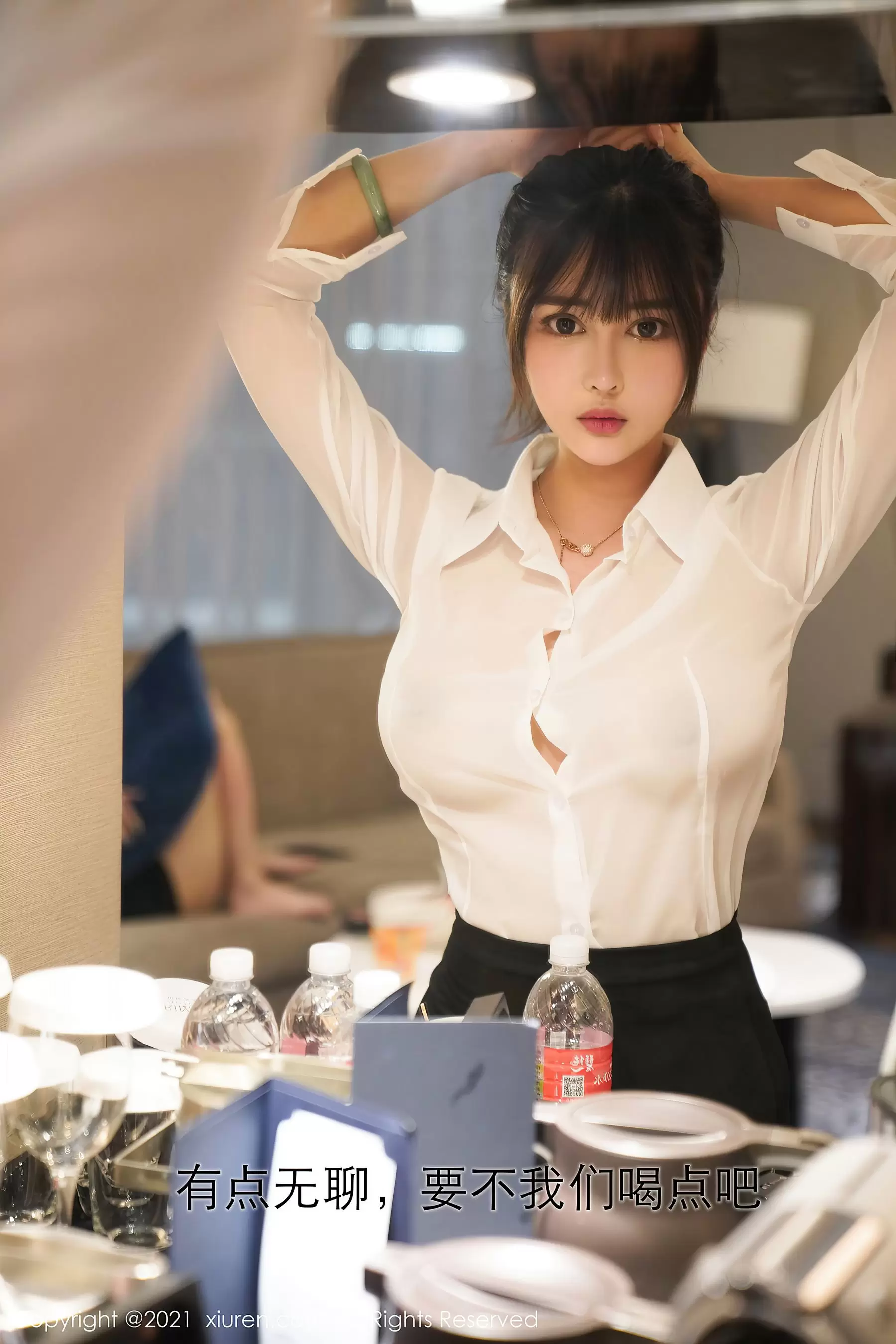 No.3164 萌奈子 制服丝袜美女套图-丽图阁