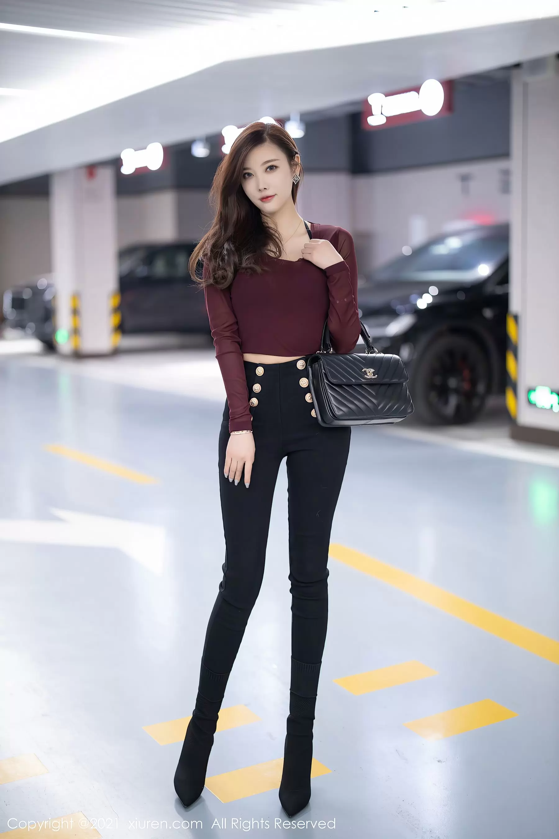No.3208 杨晨晨sugar 美女好身材自拍锁屏壁纸-丽图阁