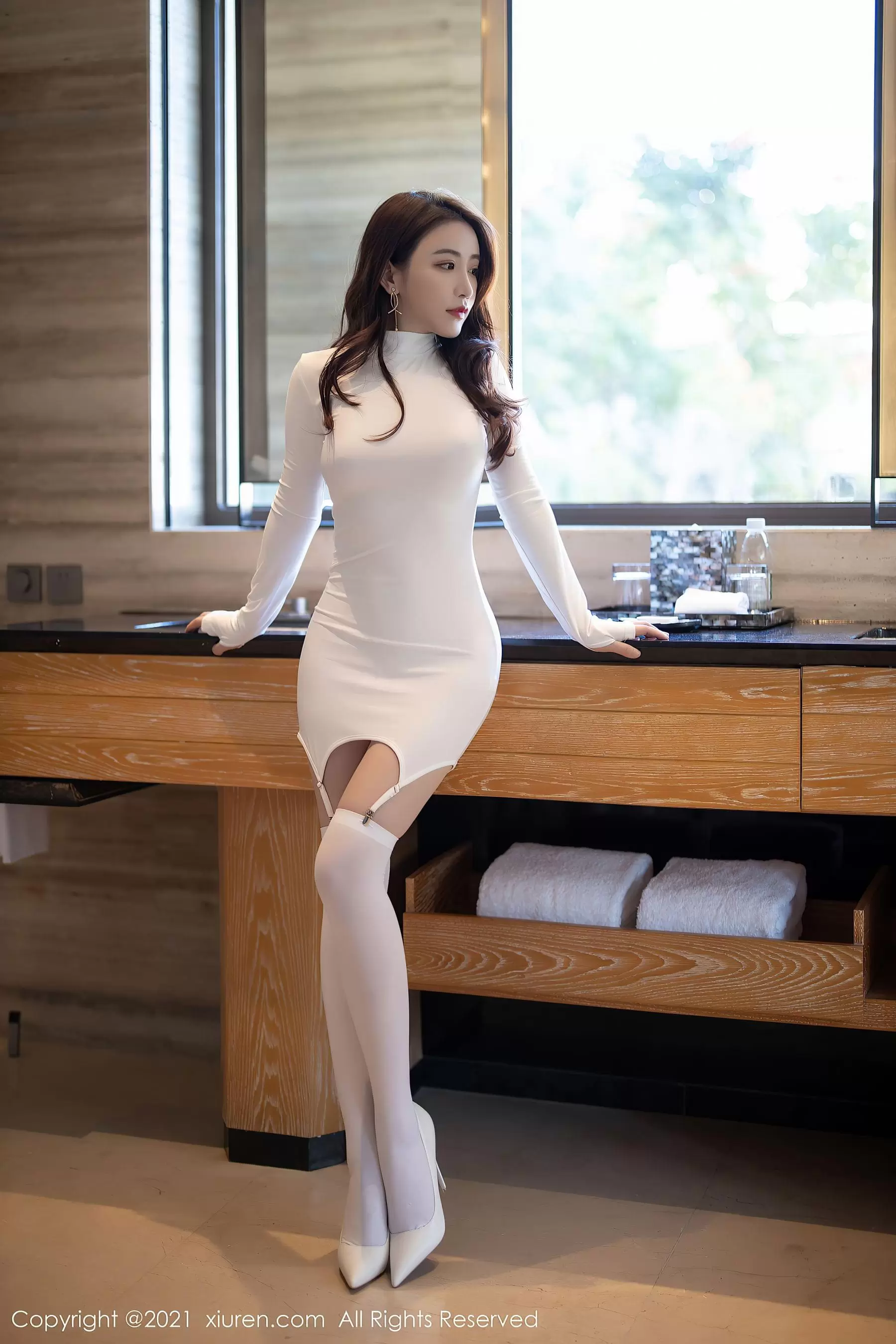 No.3284 Cherry绯月樱 优雅休闲美女自信阳光可爱唯美写真-丽图阁