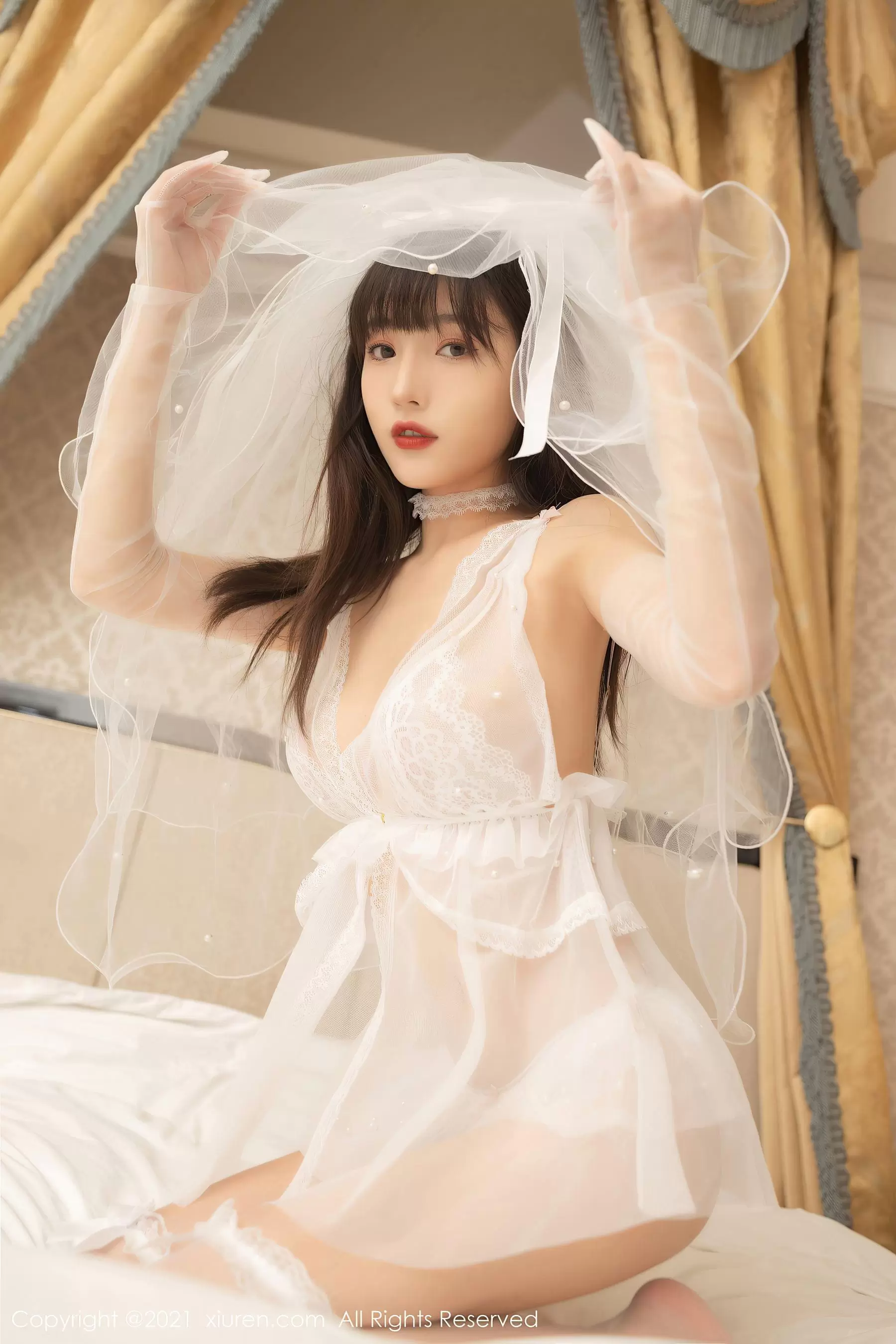 No.3334 陆萱萱 氧气美女 雪肌如玉 楚楚动人写真-丽图阁