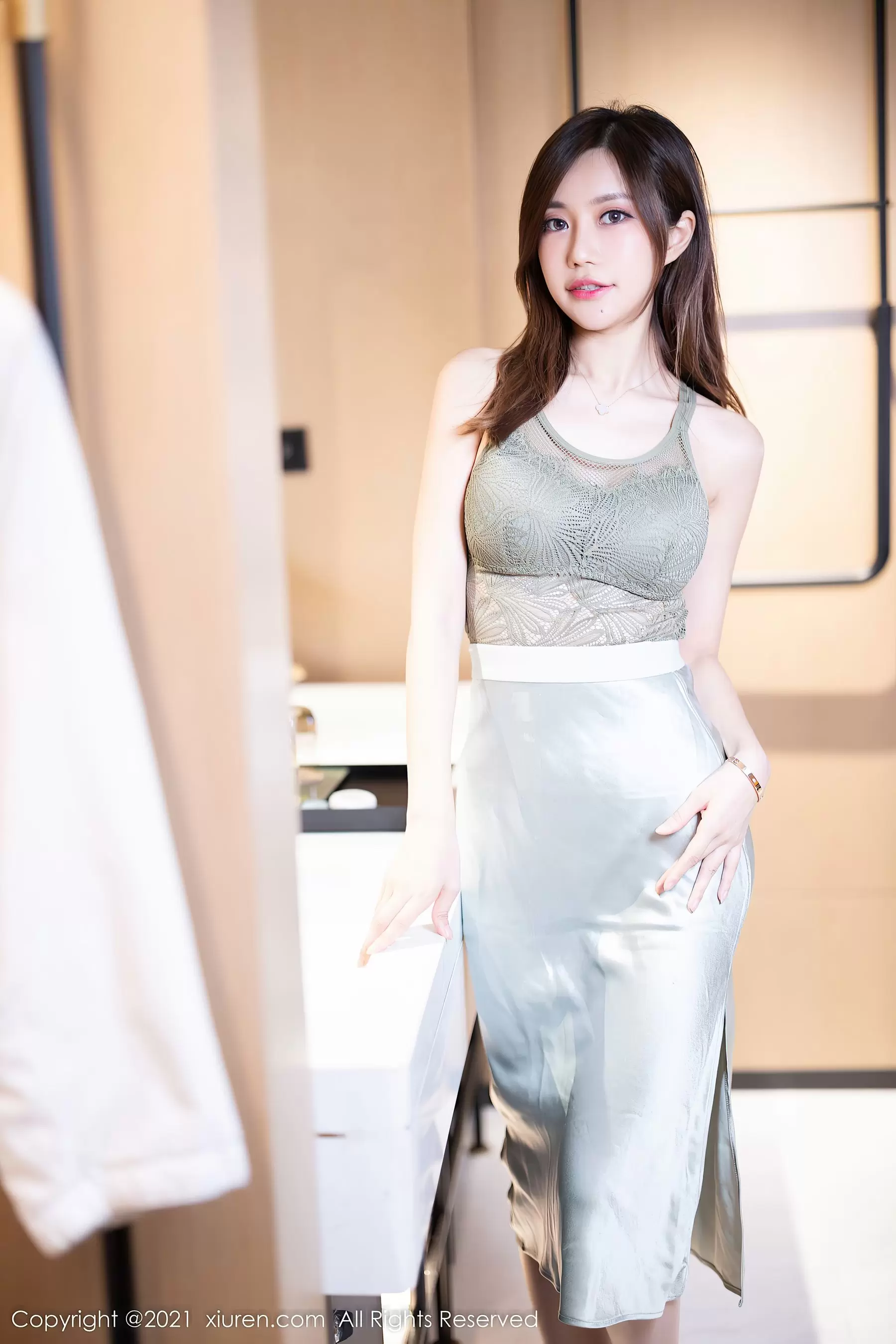 No.4353 绮里嘉ula 高清美女写真壁纸文案图片-丽图阁