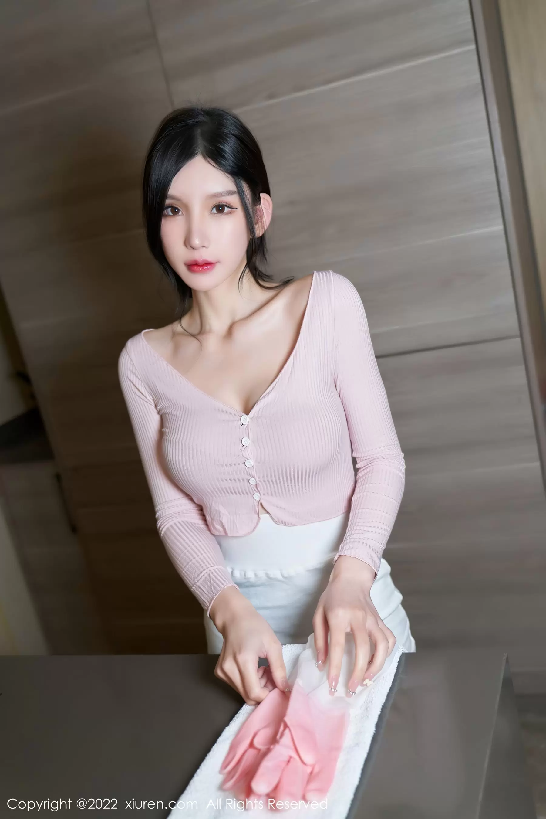 No.4468 周于希 清新美女图片壁纸-丽图阁