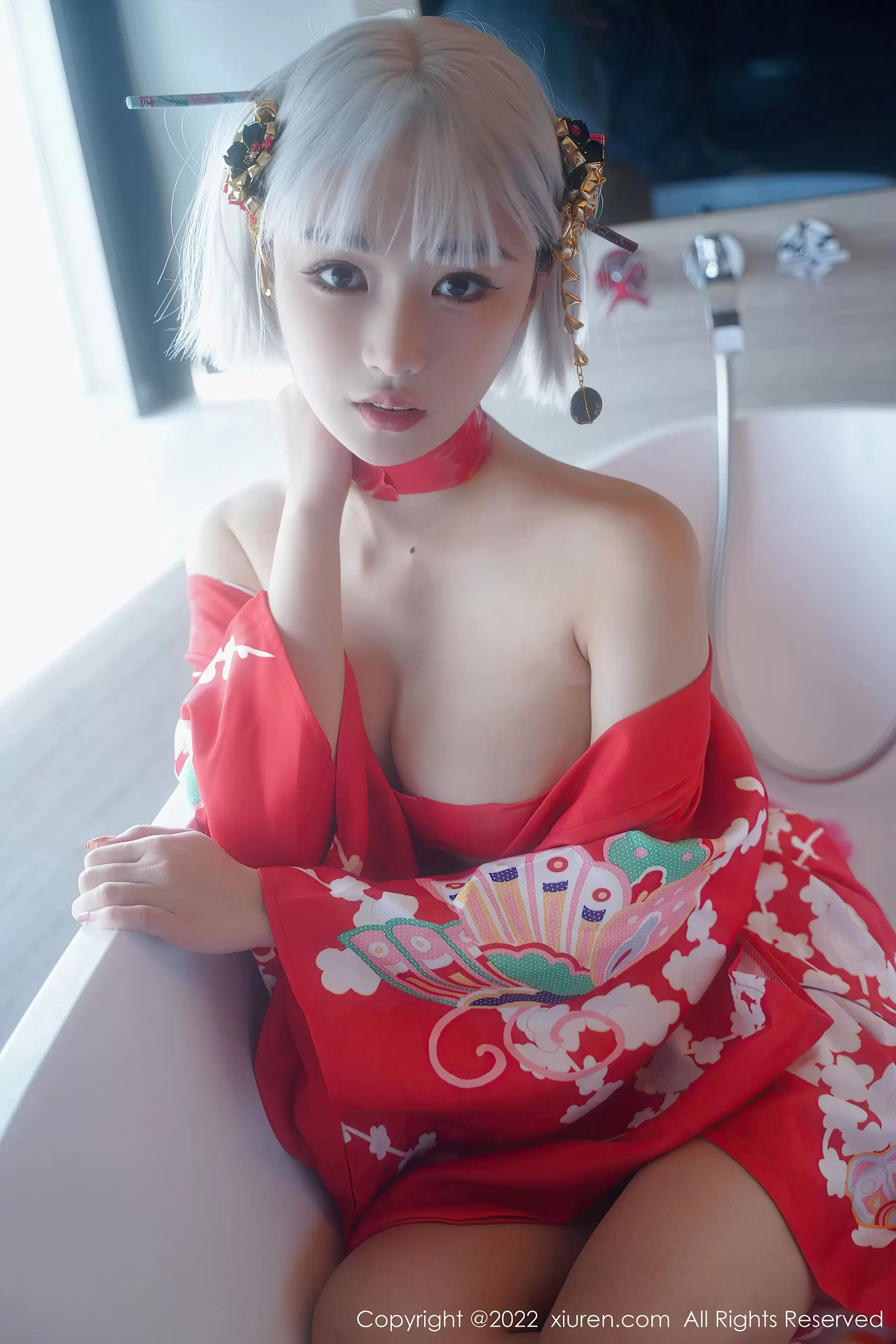 No.5134 西门小玉 浴缸美腿 清纯美女写真套图-丽图阁