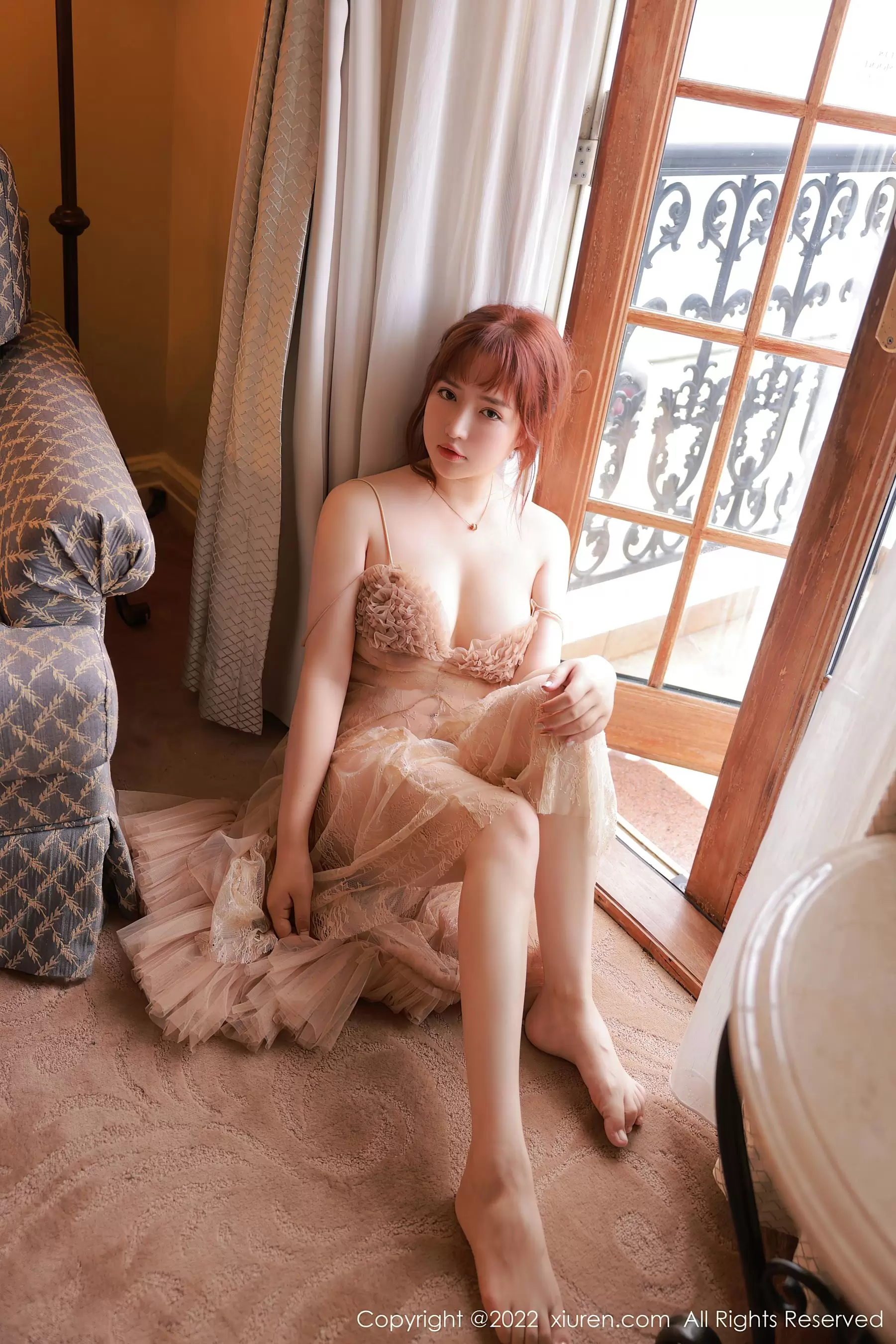 No.5421 养乐多DoDo 睡裙美臀 夏天照着穿优雅又高级的写真-丽图阁