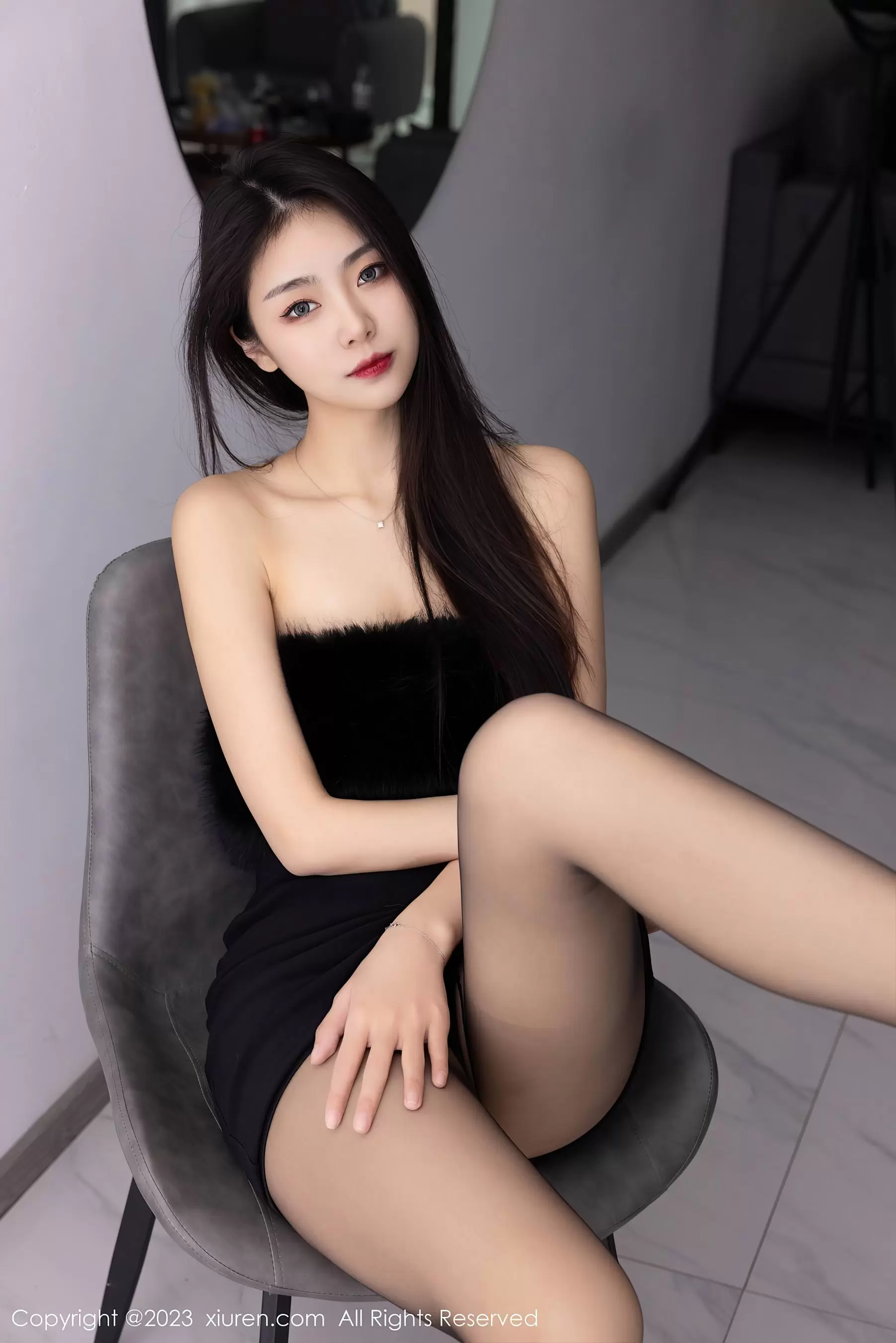 No.6275 可樂Vicky 美女经典黑丝写真套图-丽图阁