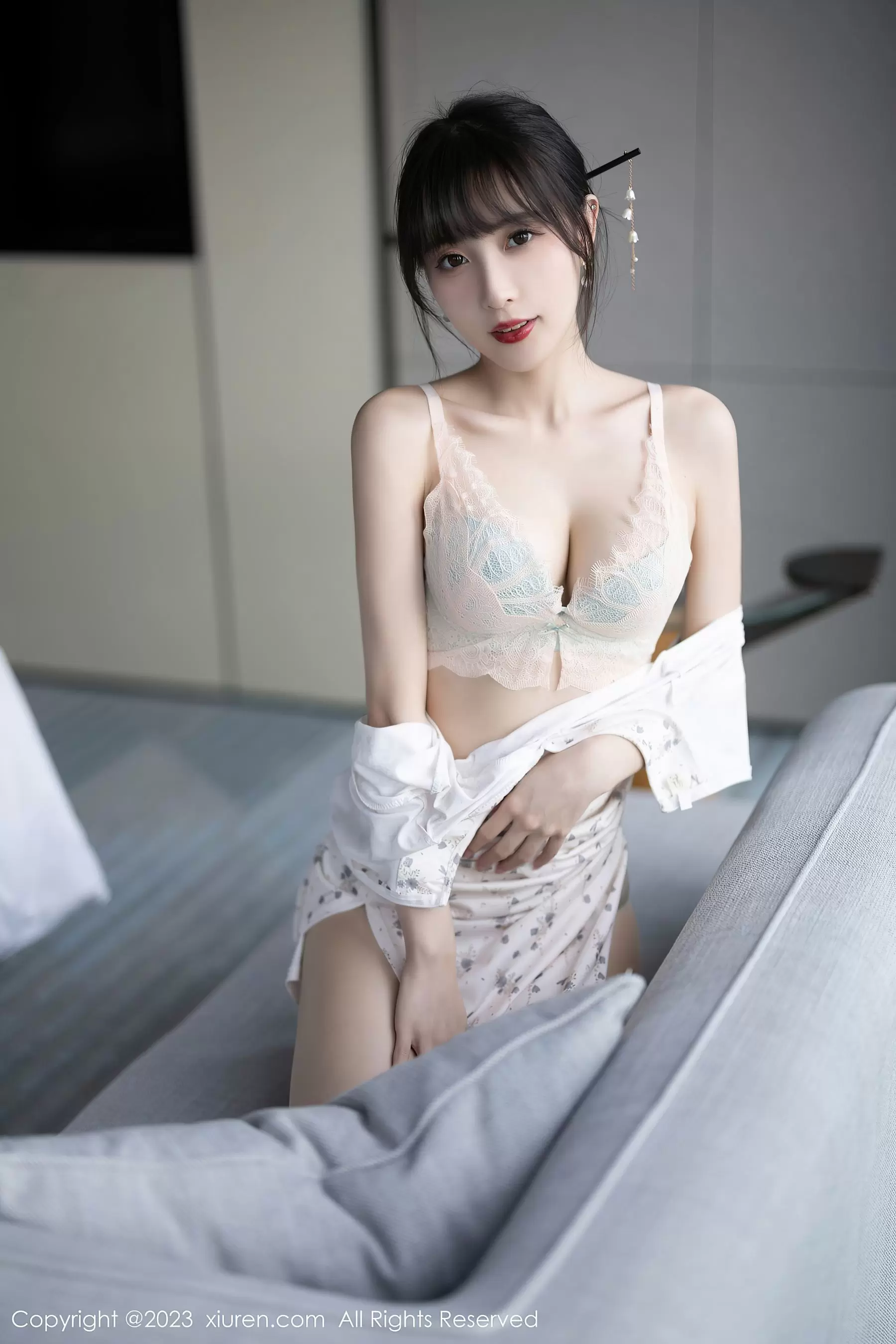 No.6346 林星阑 美女好身材自拍锁屏壁纸-丽图阁