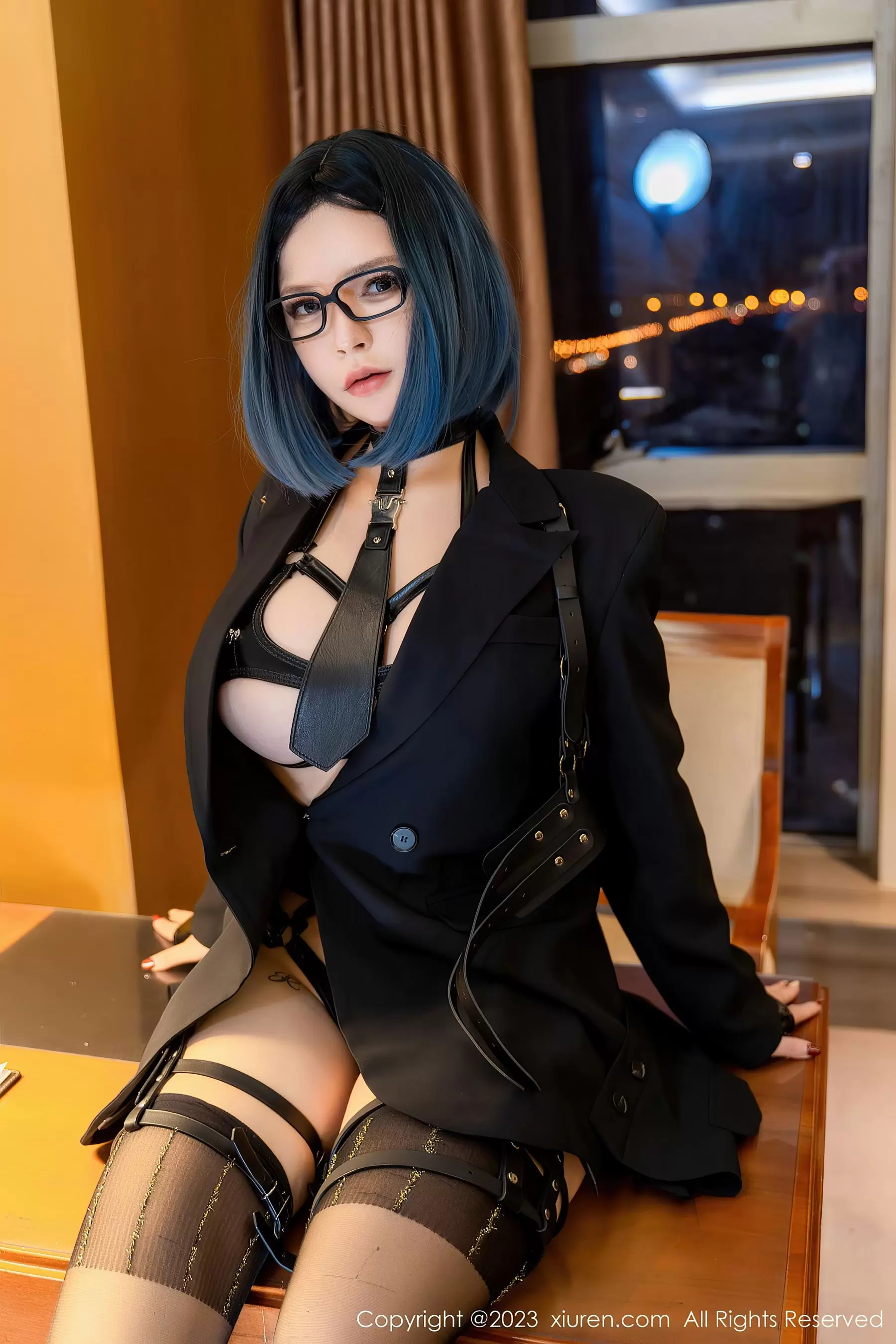 No.6340 伊丽莎有点白 情趣服饰 国内艺体美女拍唯美写真-丽图阁