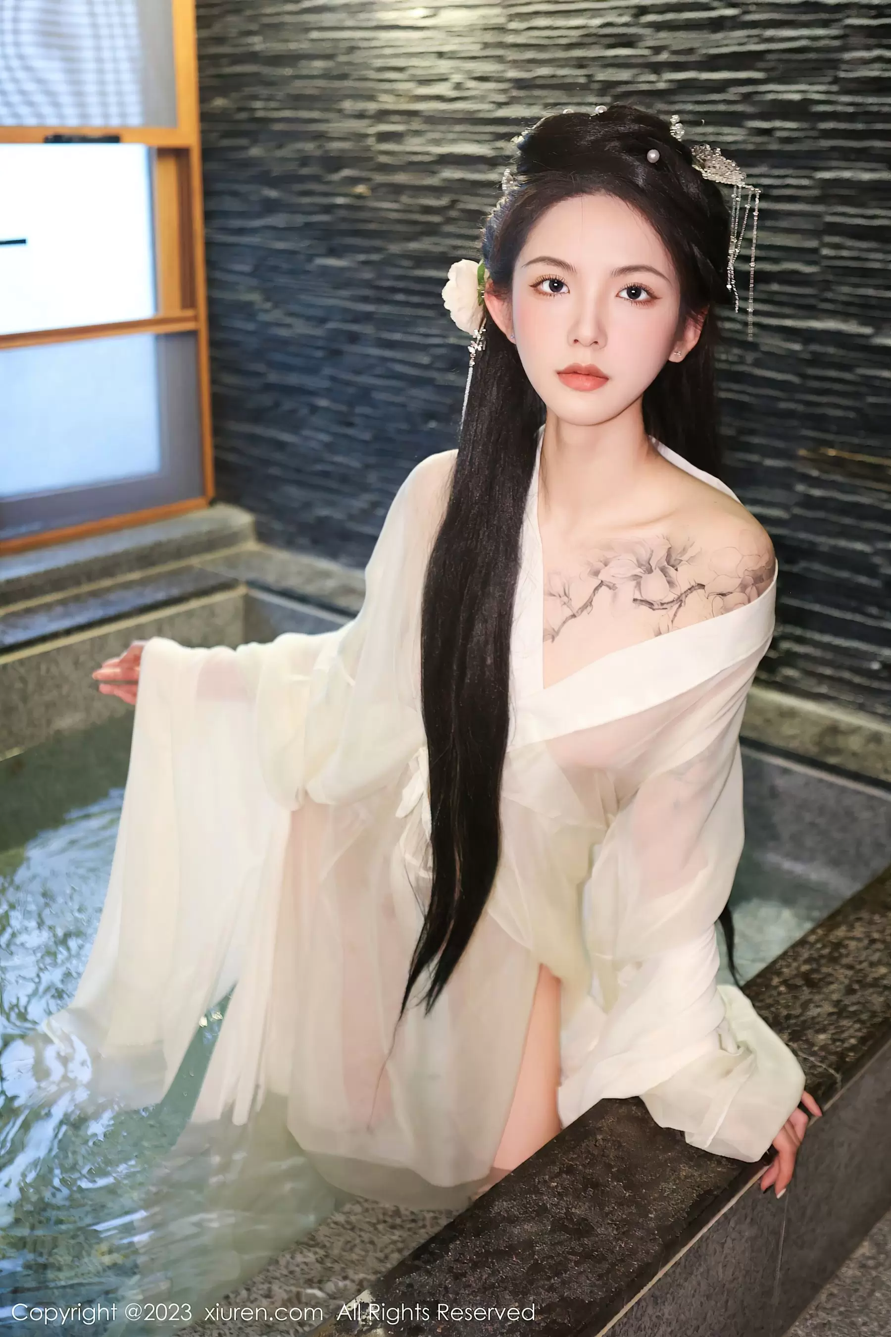 No.6430 乔一一 古装美腿 美女头像真人清新高清图片-丽图阁