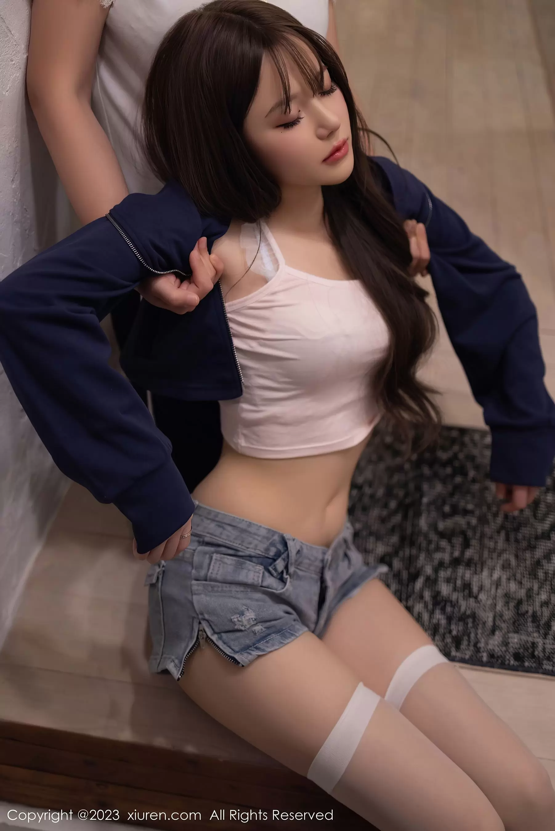 No.7817 鱼子酱Fish 丝袜美腿 美女好身材自拍锁屏壁纸-丽图阁
