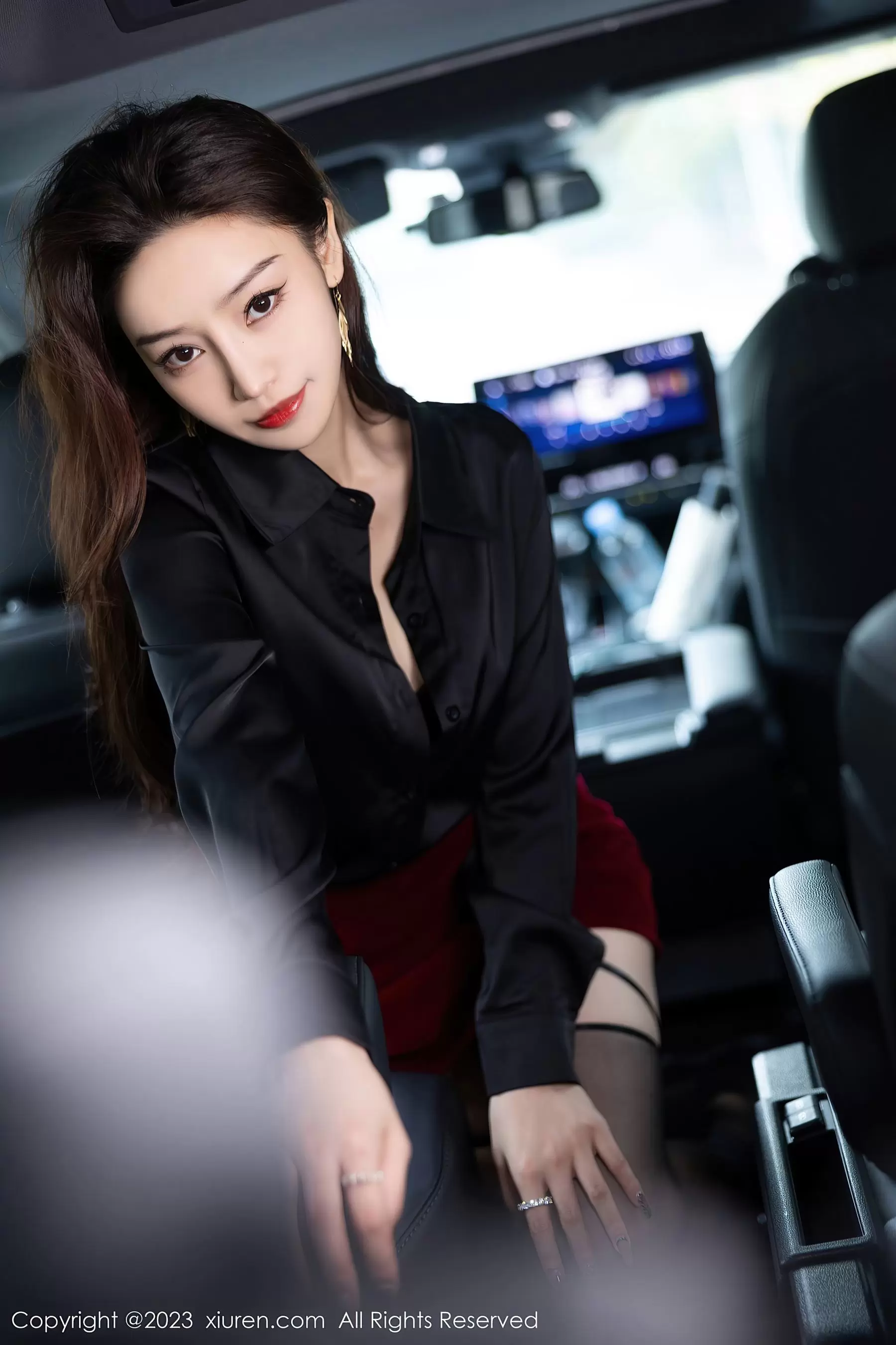 No.7867 苏曼兮 短裙黑丝 高清美女写真摄影图片-丽图阁