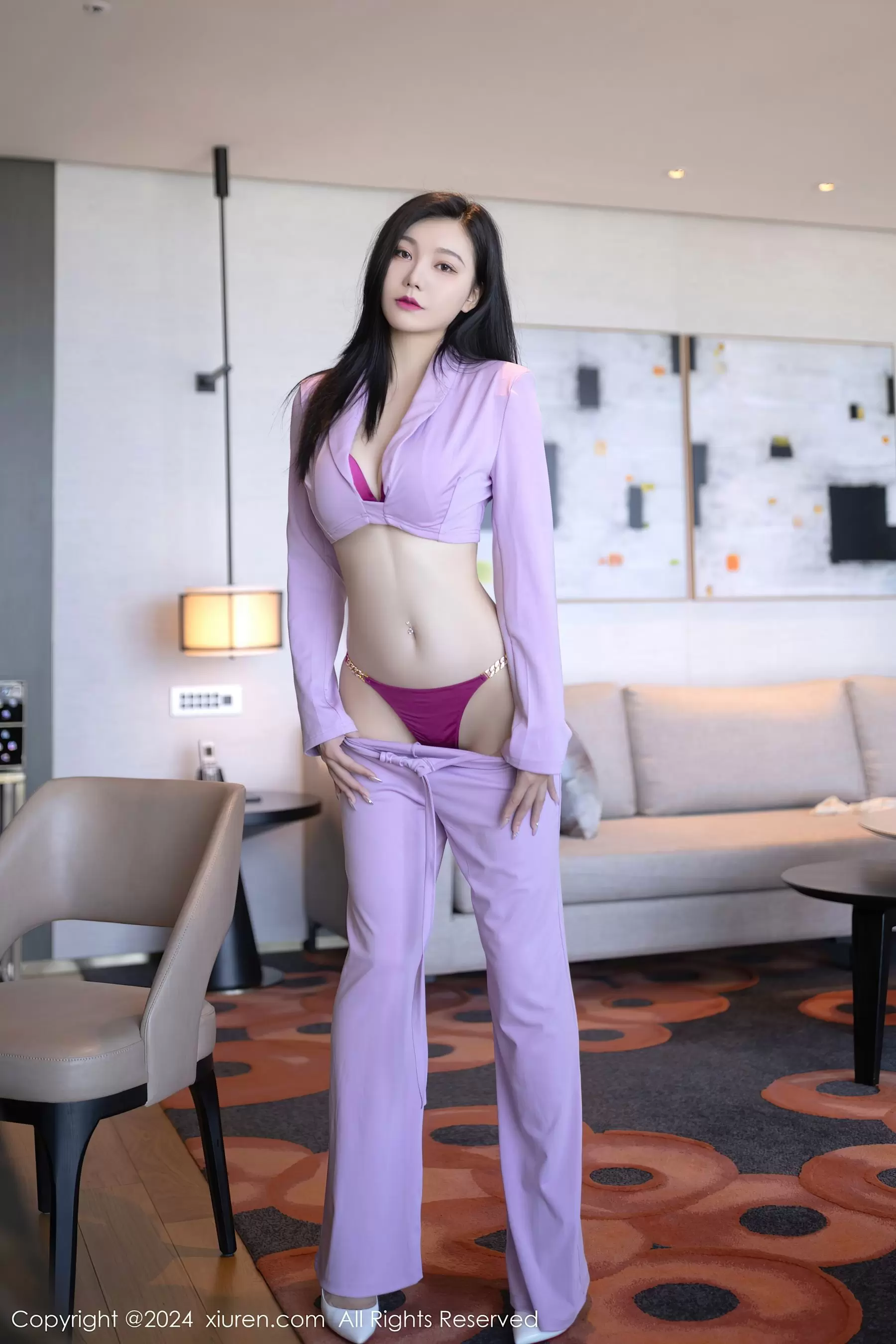 No.8006 安然anran OL美腿 高清性感美女图片-丽图阁