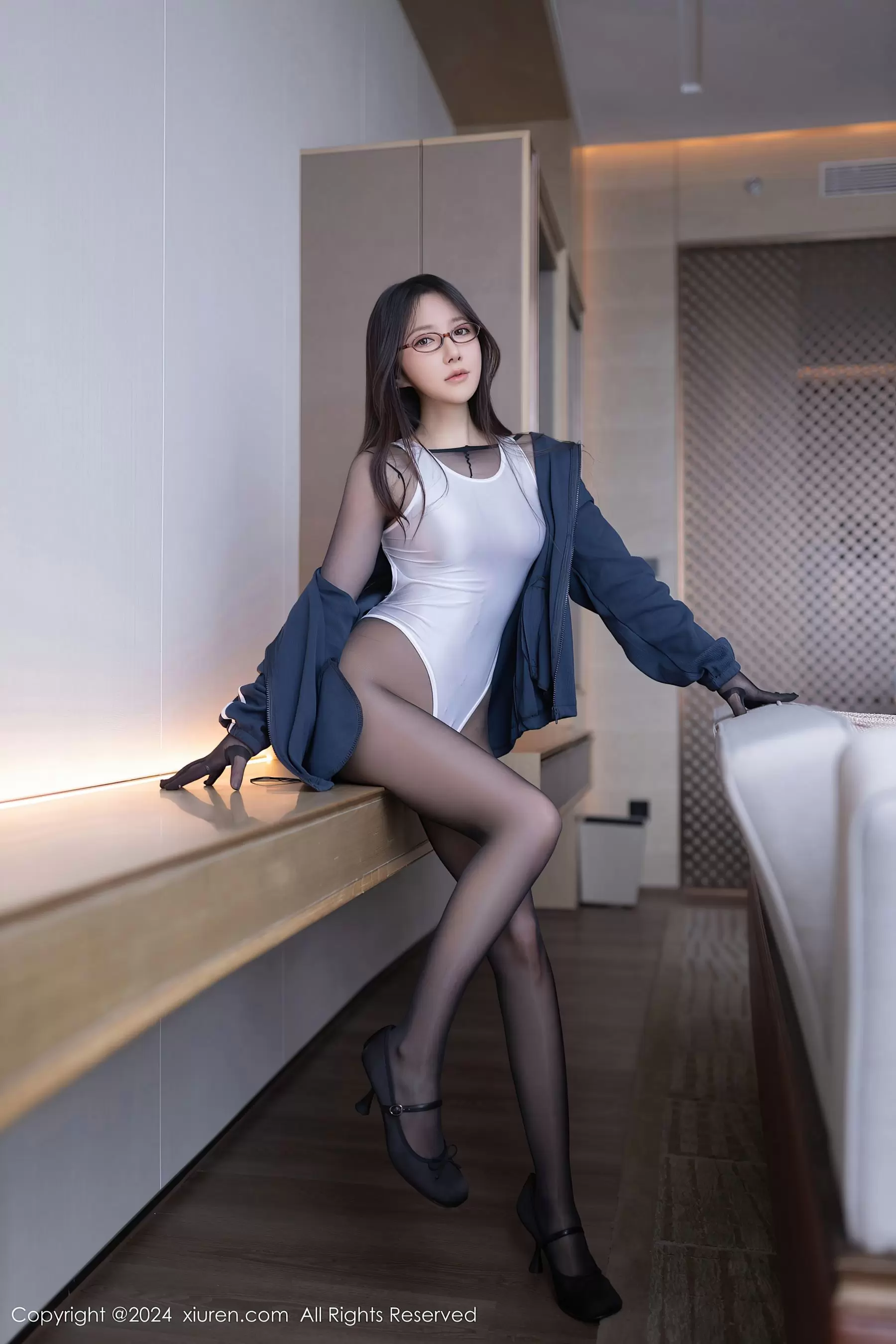 No.8278 鱼子酱Fish 美腿黑丝 性感美女图片-丽图阁