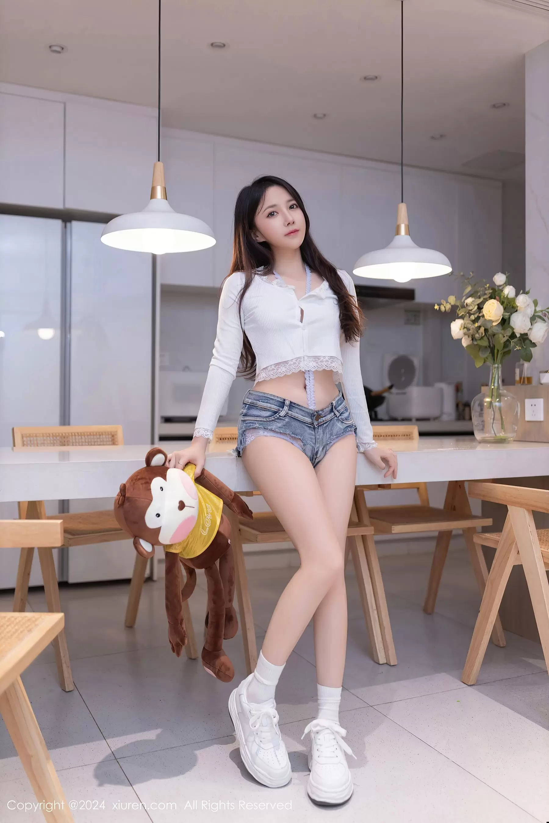 No.8639 鱼子酱Fish 美腿性感 写真美女高清壁纸-丽图阁