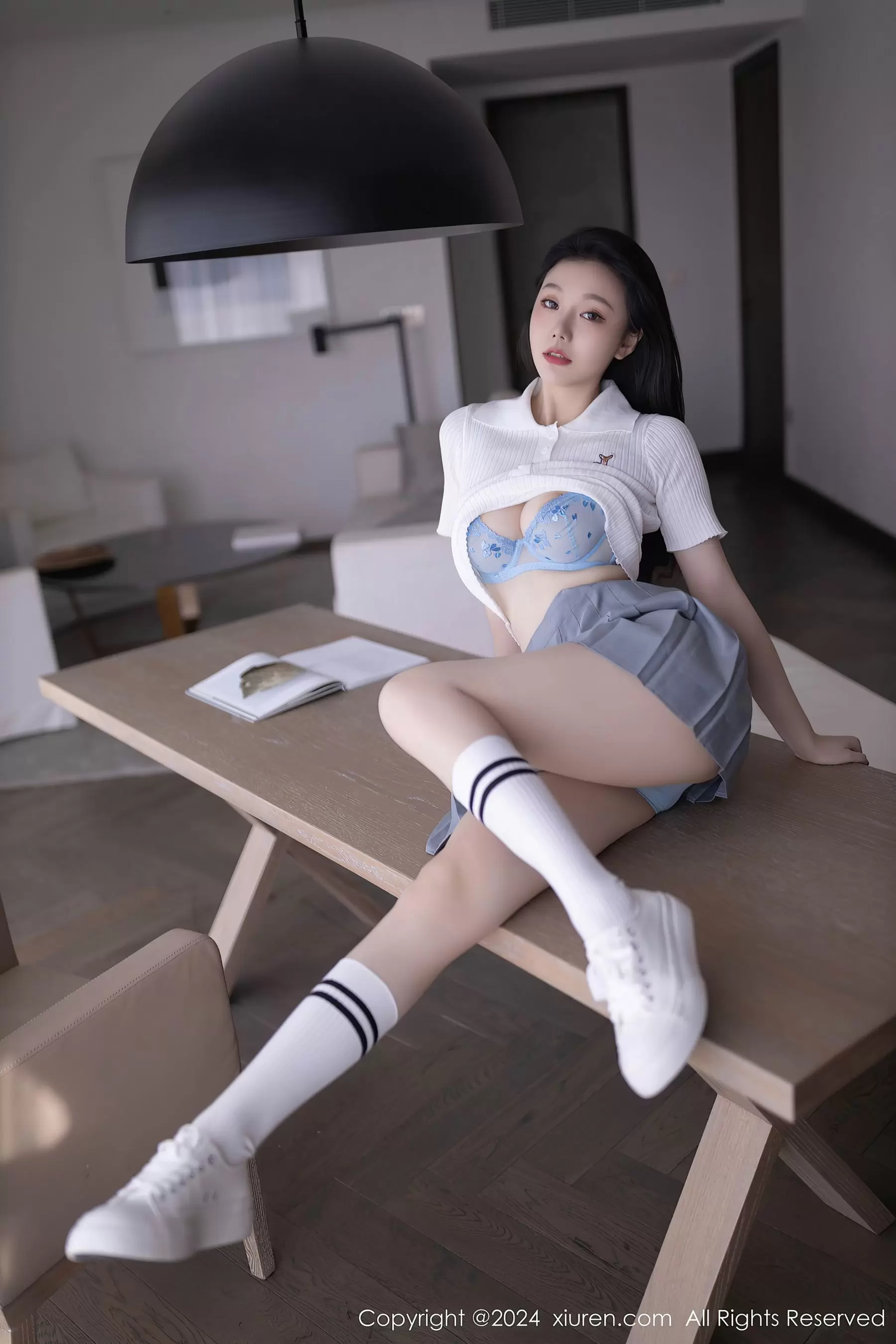 No.8649 安然anran 美腿短裙 美女头像真人清新高清图片-丽图阁