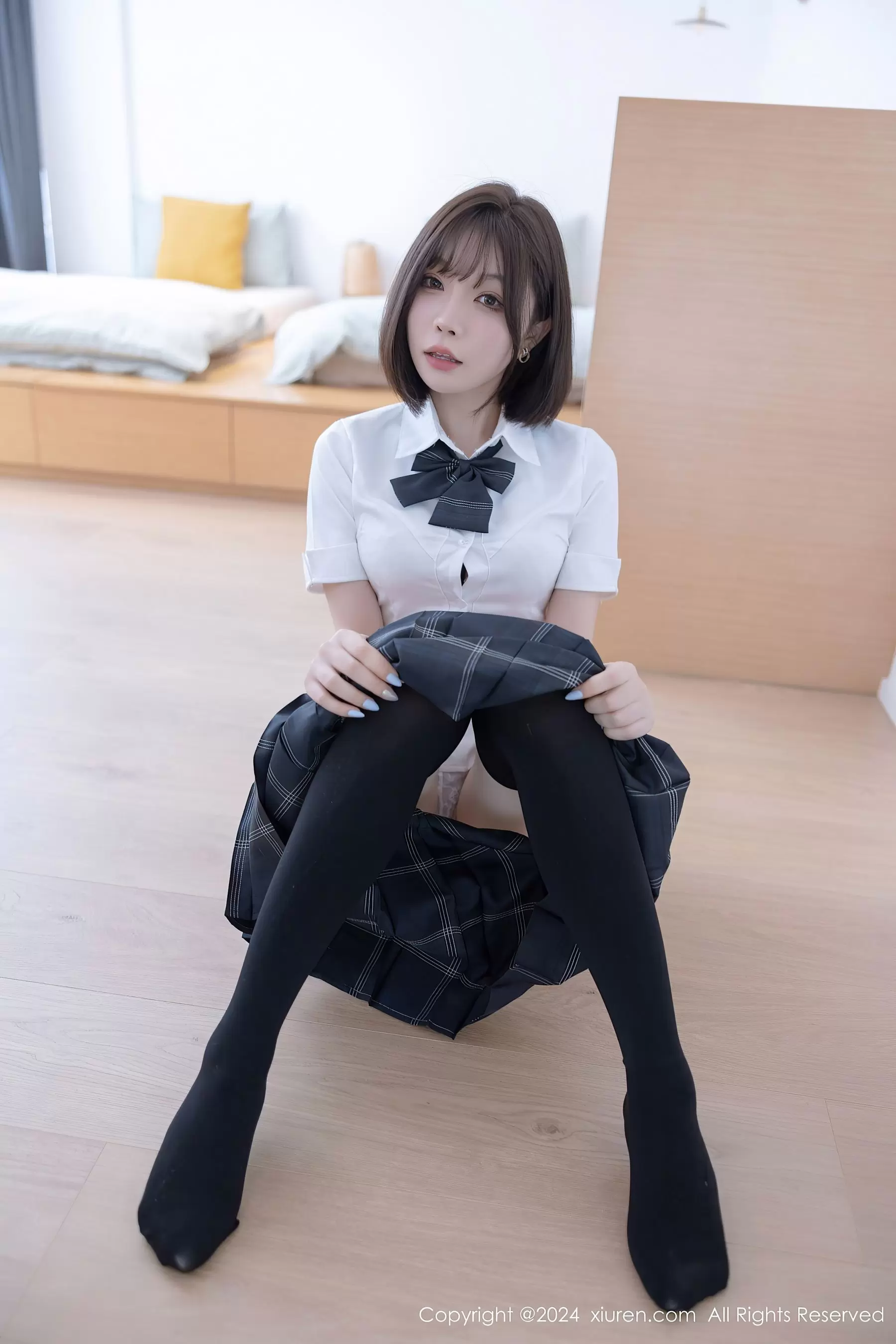 No.8785 徐莉芝Booty 黑丝美腿 美女头像真人清新高清图片-丽图阁