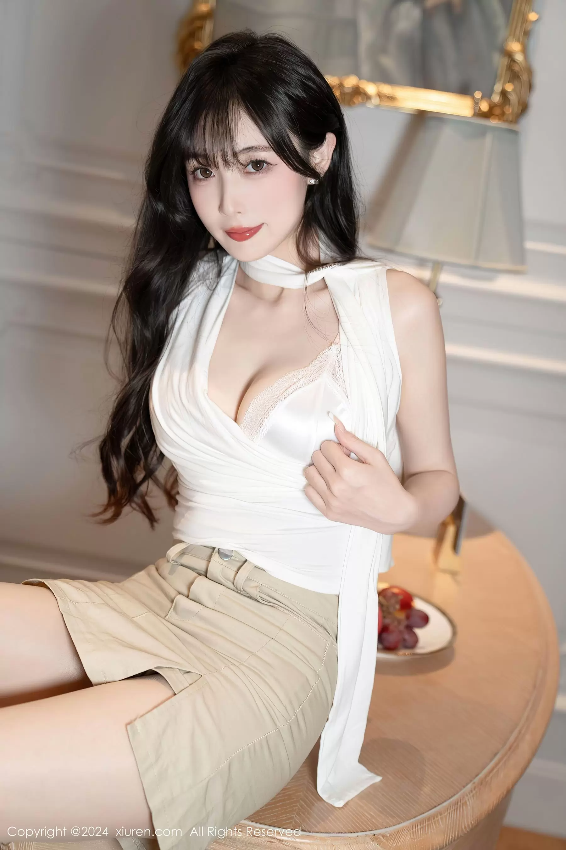 No.8849 林星阑 丝袜美腿 性感美女写真照高清图片素材-丽图阁