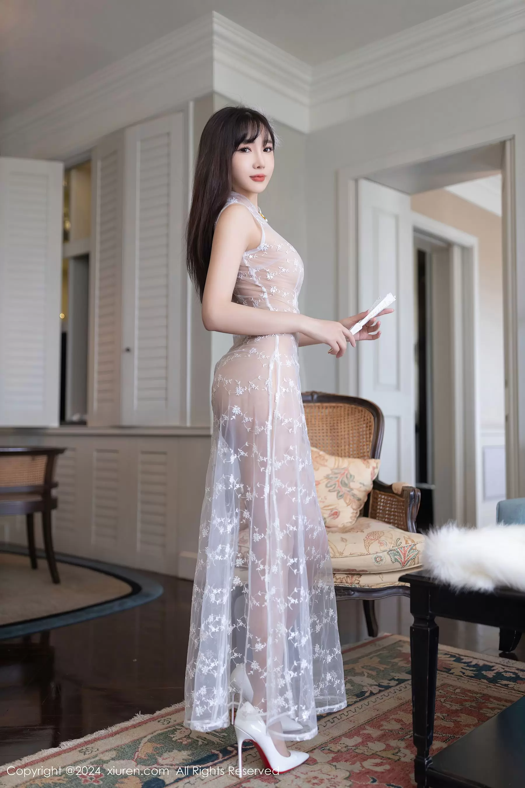 No.8880 陆萱萱 性感美腿 甜美女孩的时尚秘籍-丽图阁