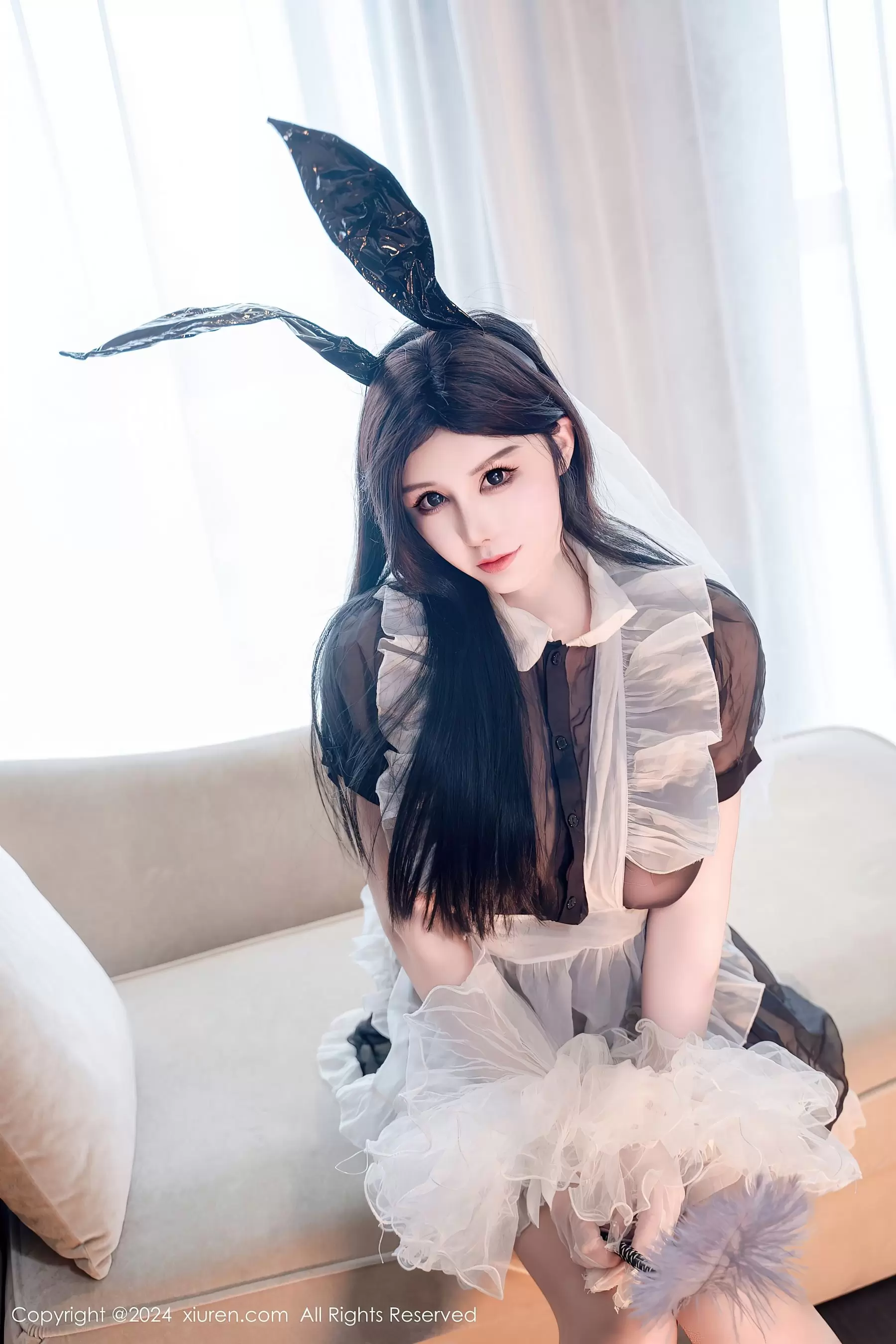 No.9010 陈芊儿 丝袜美臀 清秀自然美女头像图片-丽图阁