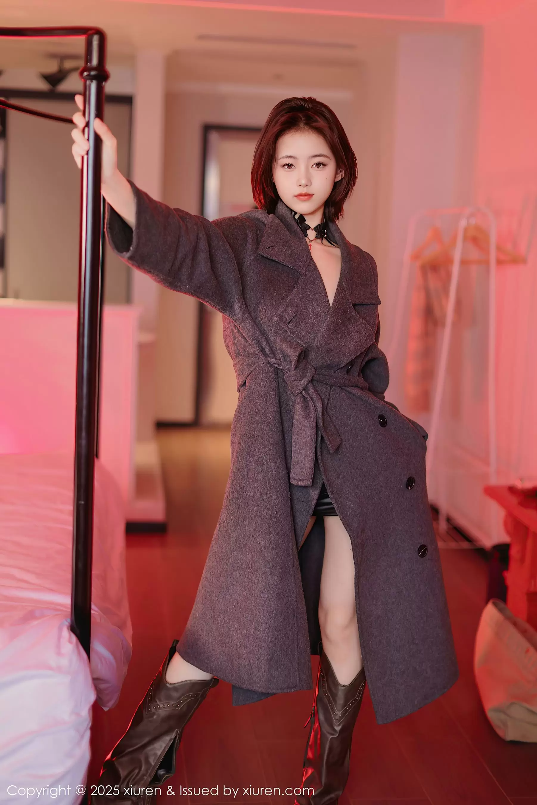 No.9727 小橘子orange 妩媚美腿 清纯又好看的美女壁纸-丽图阁